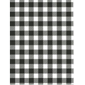 BLACK GINGHAM CHECK Sheet Tissue Paper